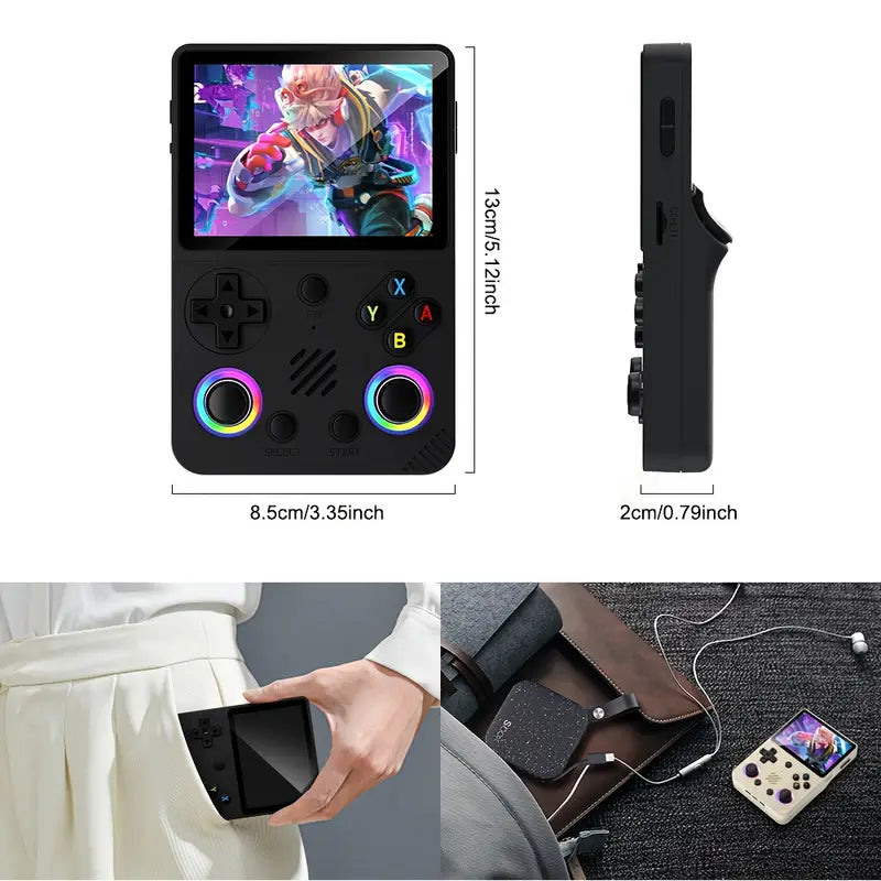 RG36 Pro Retro Handheld Console – 64GB, HD Scherm & 5000+ Games