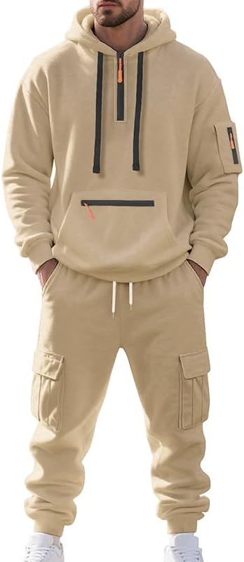 Dolano™ Heren Sportpak – Fleece Comfort Set voor Herfst & Winter