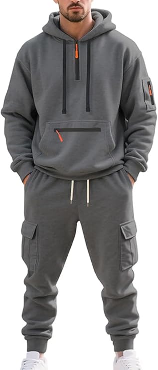 Dolano™ Heren Sportpak – Fleece Comfort Set voor Herfst & Winter