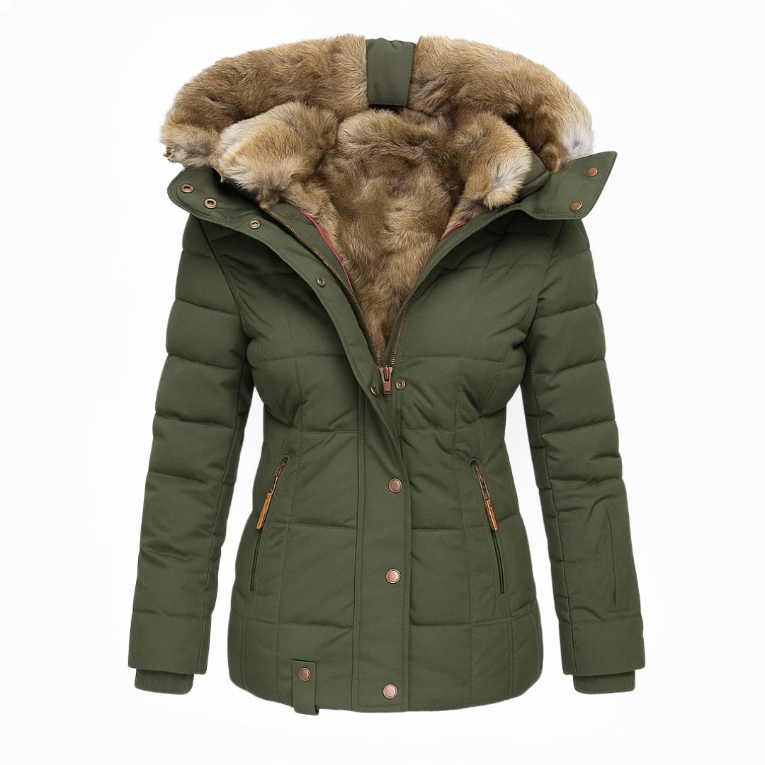 Dolano Arctic™ | Luxe gevoerde winterjas met bontkraag
