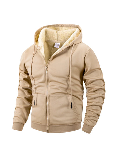 Warme Winter Herenjas met Capuchon